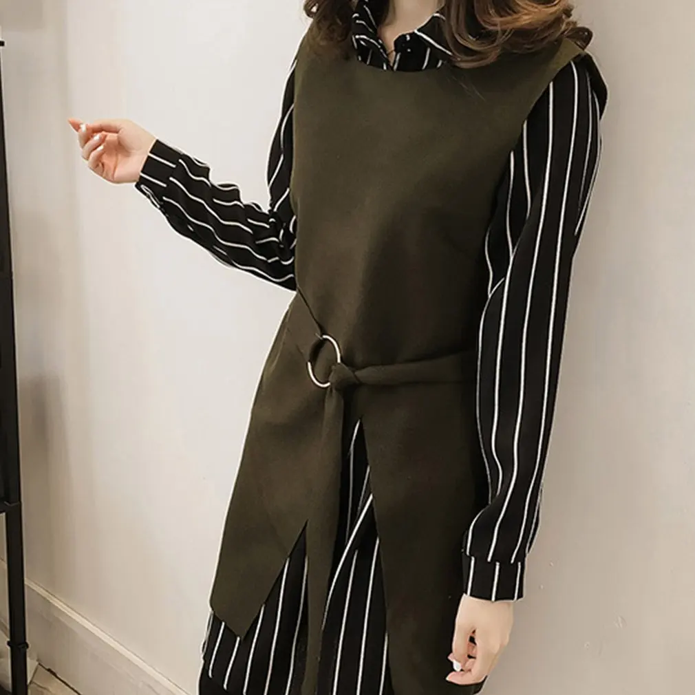 Женский офисный костюм комплект из 2 предметов весенне-осенний спортивный