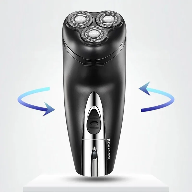 Бритва перезаряжаемая трехголовная плавающая электробритва мужская борода