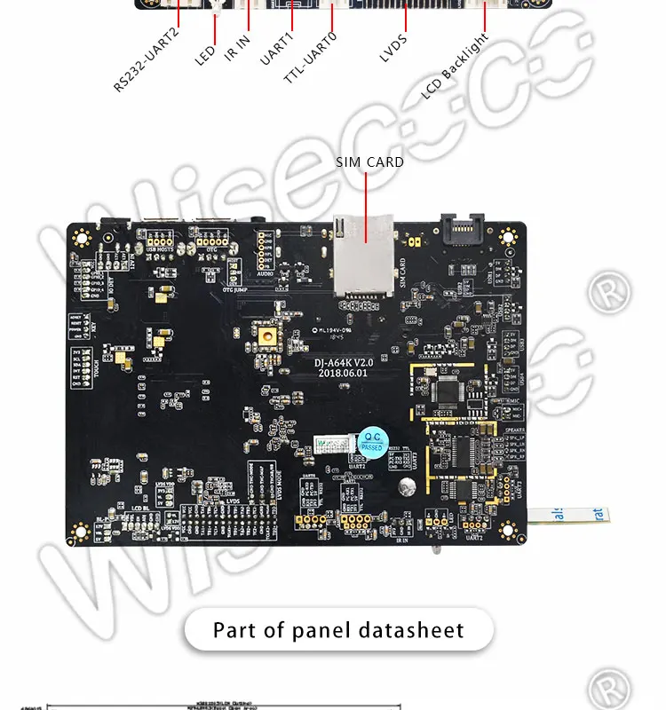 wifi Bluetooth 12.3 inch 1920*720 ips LCD screen with lvds SIM card HDMI driver board for automotive display HSD123KPW1-A30