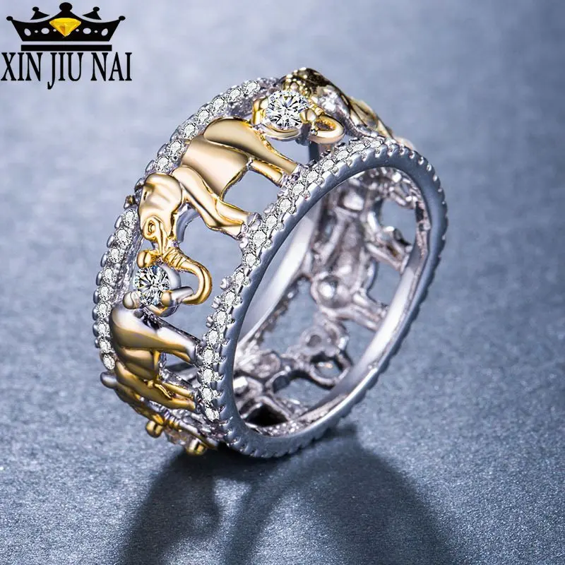 Роскошное кольцо из чистой меди под античное золото на удачу с 3D африканским