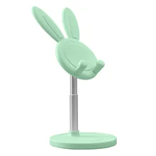 FOR Cute Bunny Phone Holder Desktop Cell Phone Stand, Height Angle Adjustable For iPhone iPad Tablet