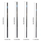 Телескопическая ручная Удочка из углеродного волокна, 2,7-5,4 м, ульсветильник, для путешествий, для ловли карпа, фидер, фруктовый стержень