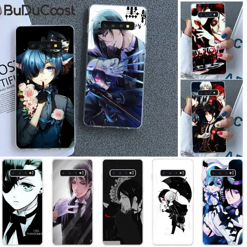 

Diseny Anime Black Butler Phone Case for Samsung Galaxy S10 Plus S10E S6edge S7edge S8 S9 Plus S10lite S20 Plus Ultra