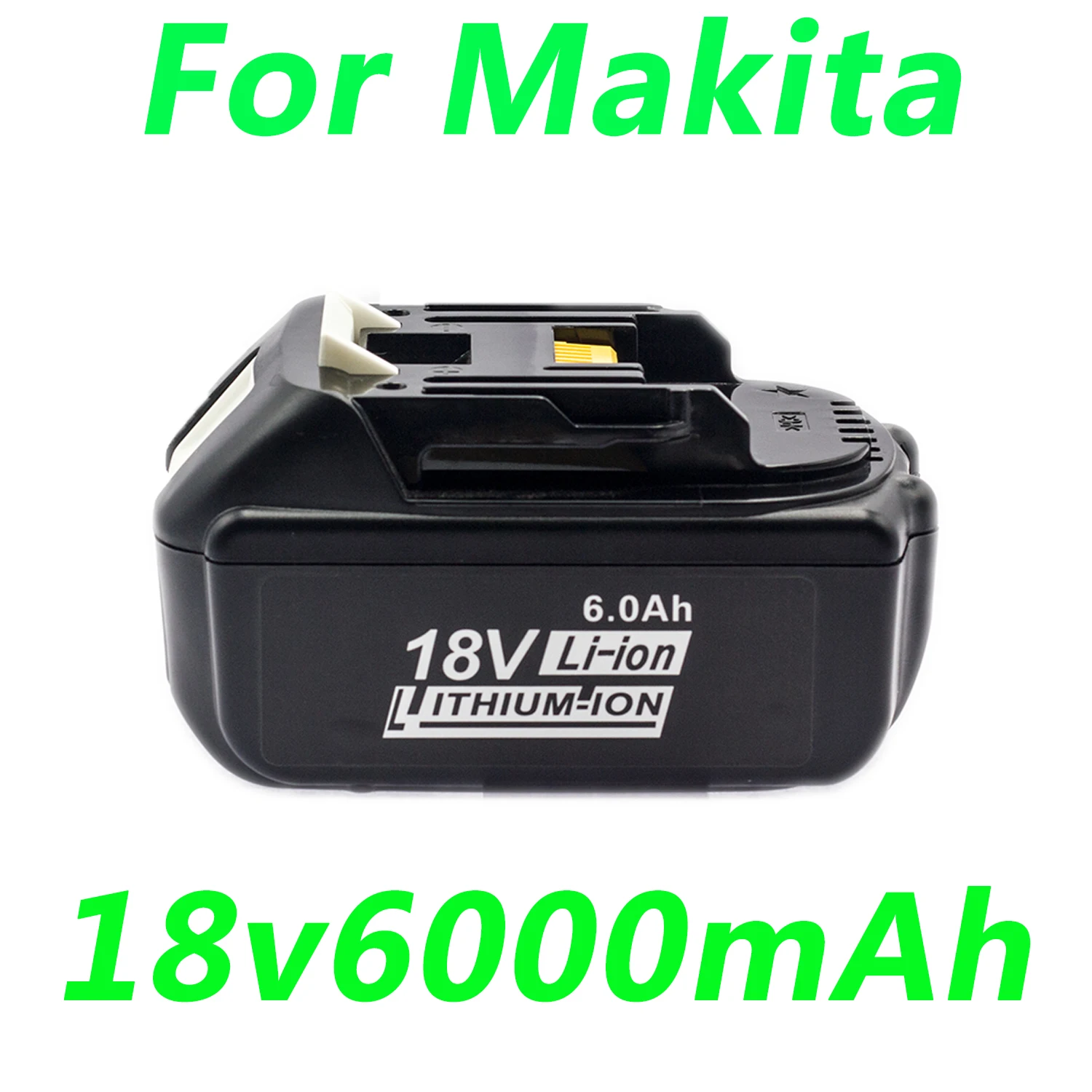 

Replace Makita 18V Power Tool 6000mAh Lithium Ion Battery Compatible BL1860 BL1850B BL1840 BL1830B BL1845 BL1835 BL1815B BL1820