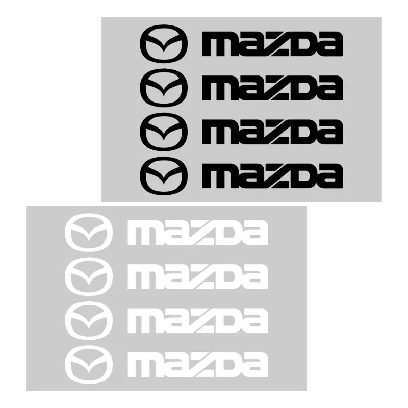 4 шт. декоративные наклейки на дверную ручку автомобиля Mazda 2 3 5 6 M5 Ms - купить по