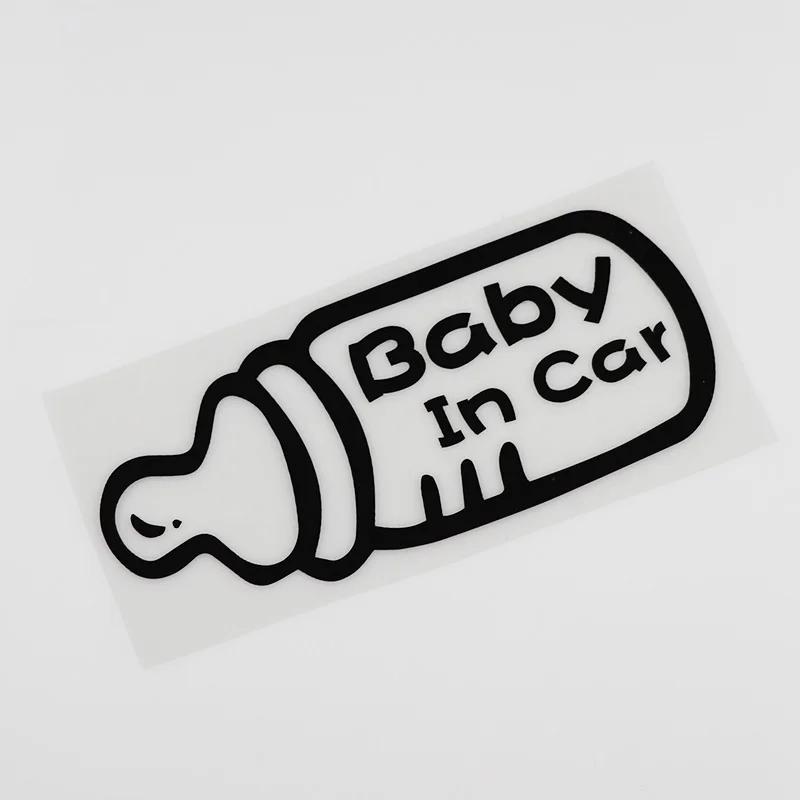 Автомобильный Стайлинг виниловые детские наклейки на доске в машине бутылочки