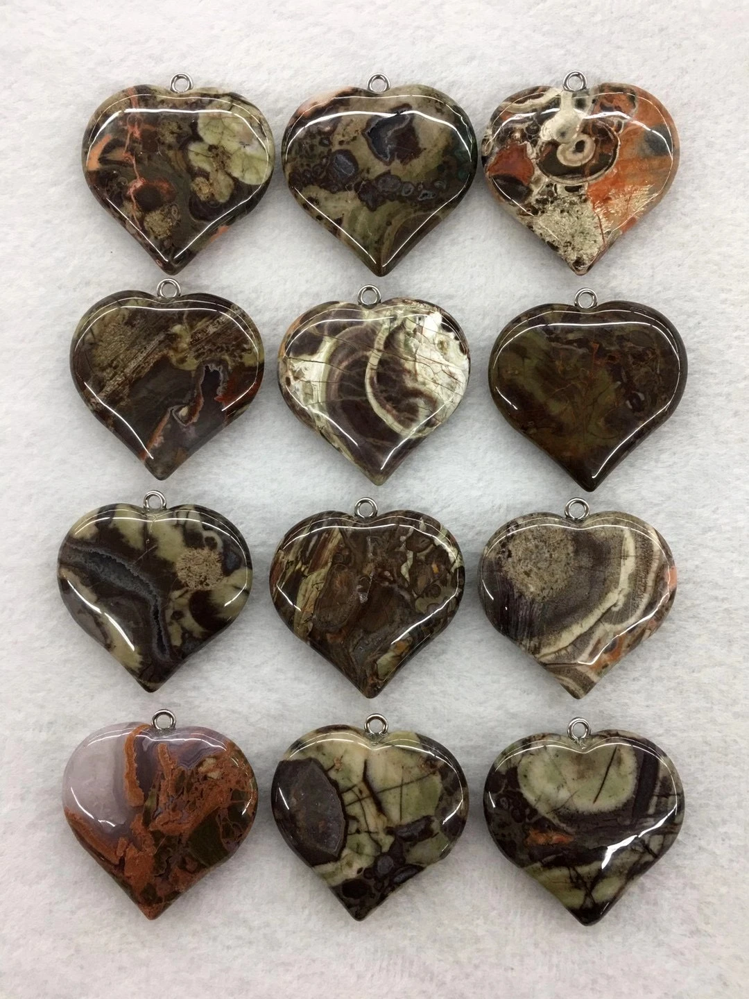 Акция! Подвеска из 5 натуральных сердолических бусин с морским агатом подвеска