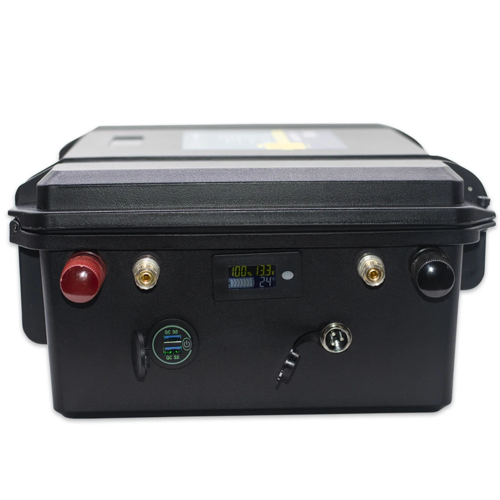 Lifepo4 24V 100ah аккумулятор lifepo4 100AH водонепроницаемый литиевый для инвертора