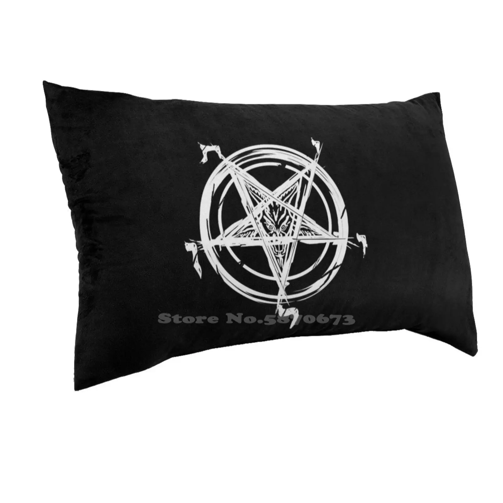 Сатановая пентаграмма мягкая удобная искусственная Обложка сатана дьявол |