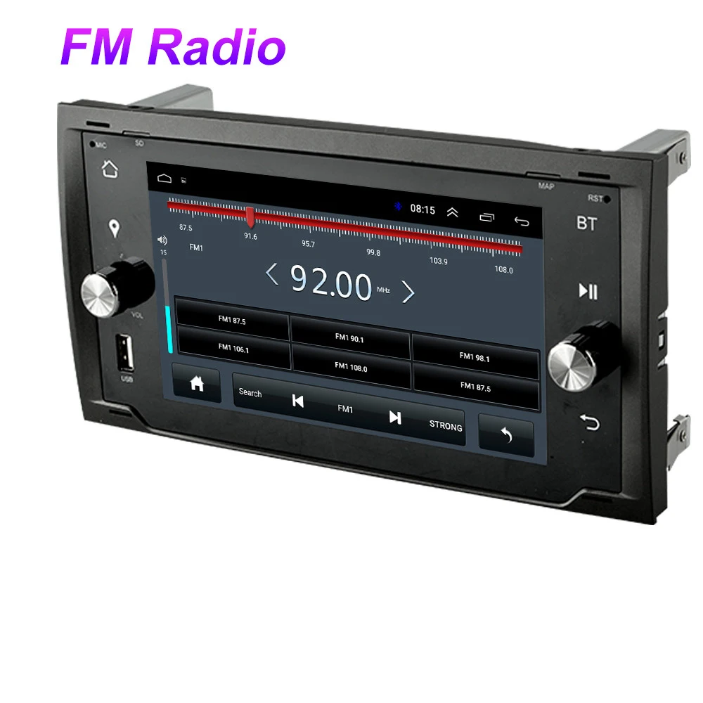 For Ford Transit Fiesta Focus/Focus2 Galaxy Mondeo Fusion Kuga C-Max S-Max Connect 2 Din Car Multimedia Player Android GPS Wifi |