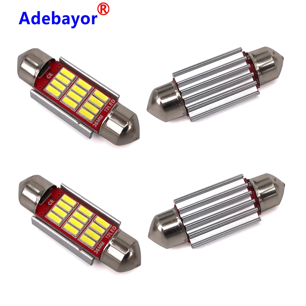 Купольный гирлянда 36 мм 4014 smd Canbus без ошибок светильник C5W супер яркий 12smd для