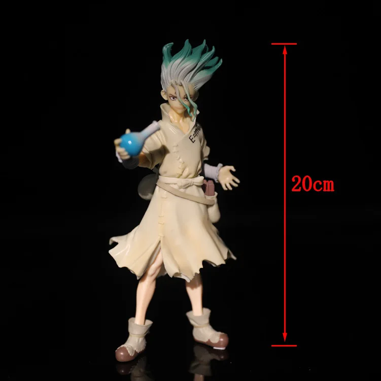 

Японское аниме Dr.STONE Ishigami Senku ПВХ экшн-фигурка игрушка Коллекционная Статуя Модель Кукла подарок