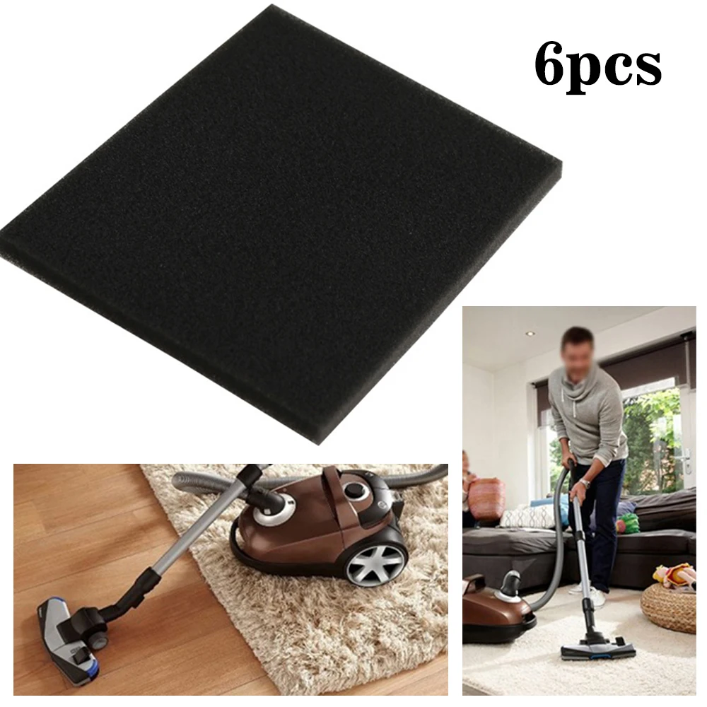 

6 шт., черные аксессуары для бытового пылесоса FC8140, FC8142, FC8144, FC8148