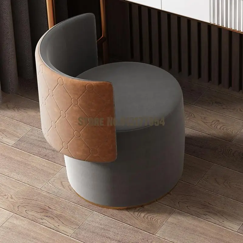 Стул для макияжа вращающийся стул маникюра в спальне роскошный салонный фонарь