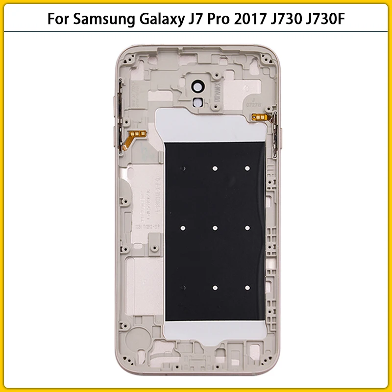 Новинка для Samsung Galaxy J7 Pro 2017 J730 J730F Металлическая задняя крышка батарейного отсека