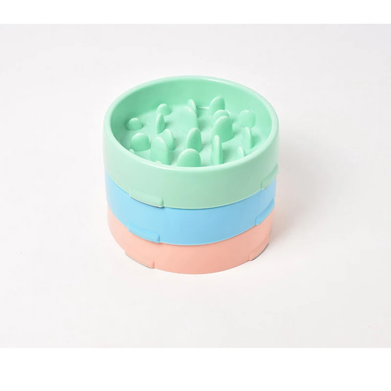 Миска для домашних питомцев пластиковая миска медленного кормления с защитой от