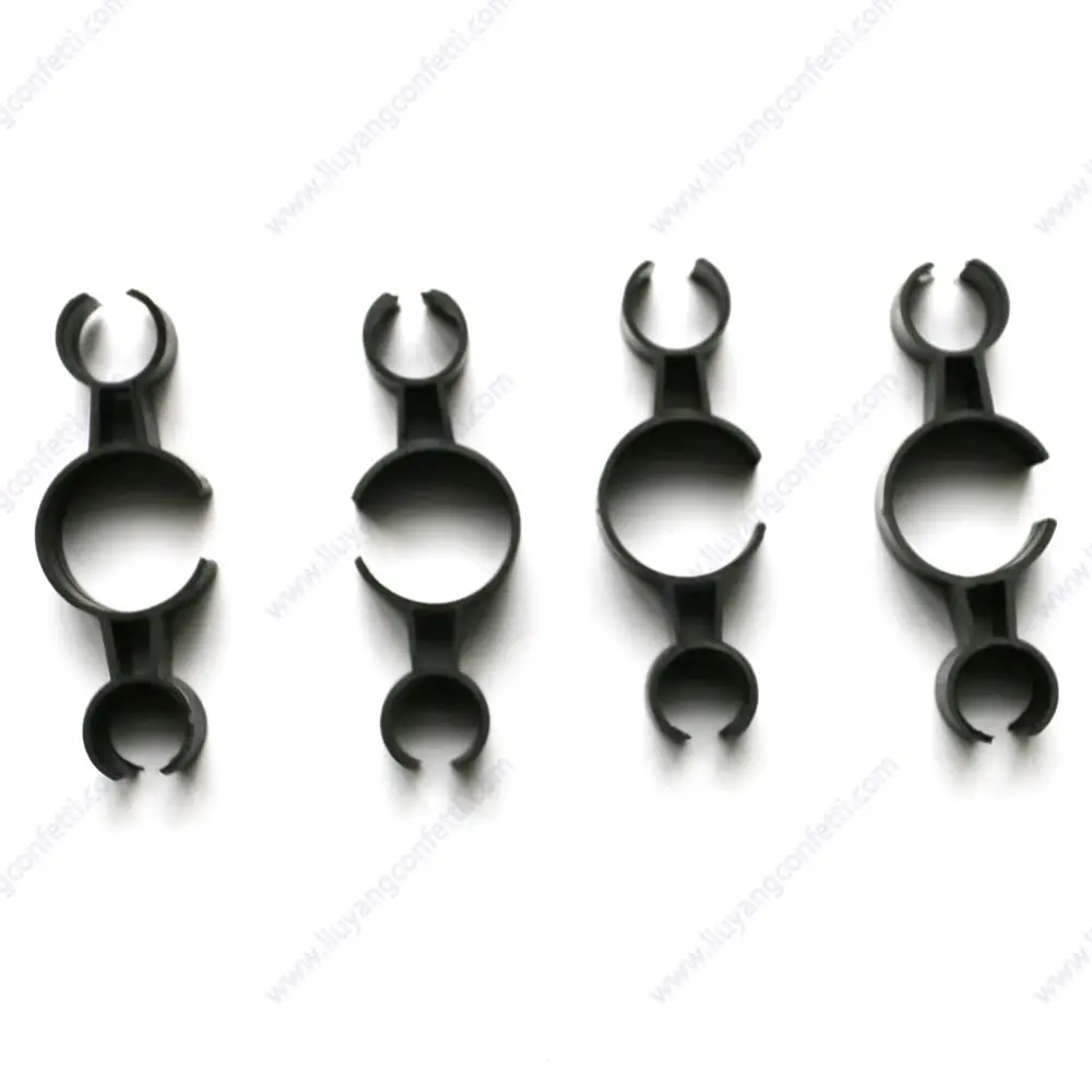 Безопасность Черный лед пластиковый зажим бутылки шампанского на день рождения