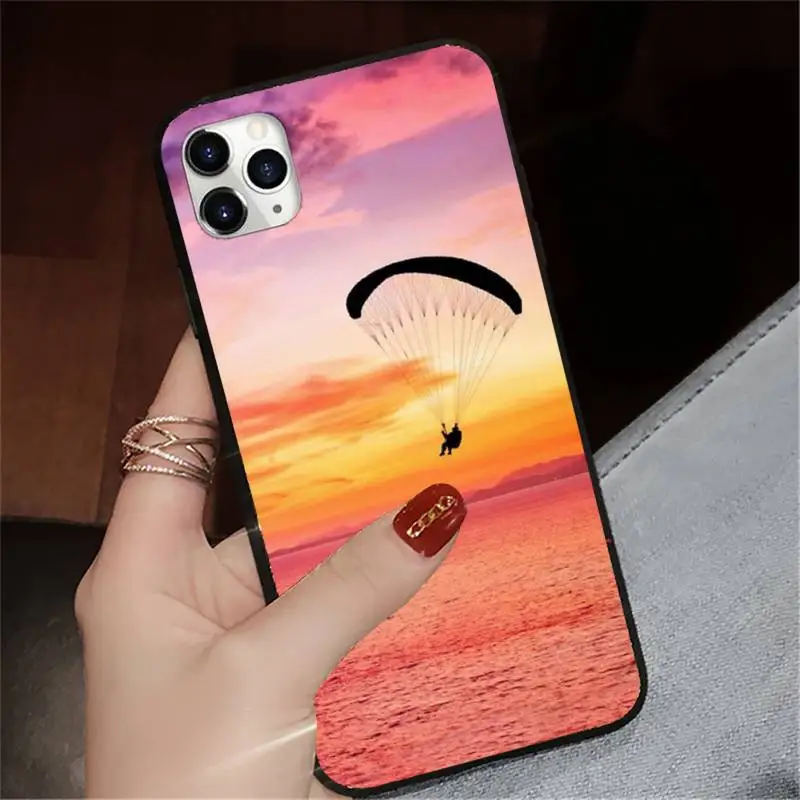 

landscape Sports Paragliders Phone Case for iPhone 11 12 pro XS MAX 8 7 6 6S Plus X 5S SE 2020 XR