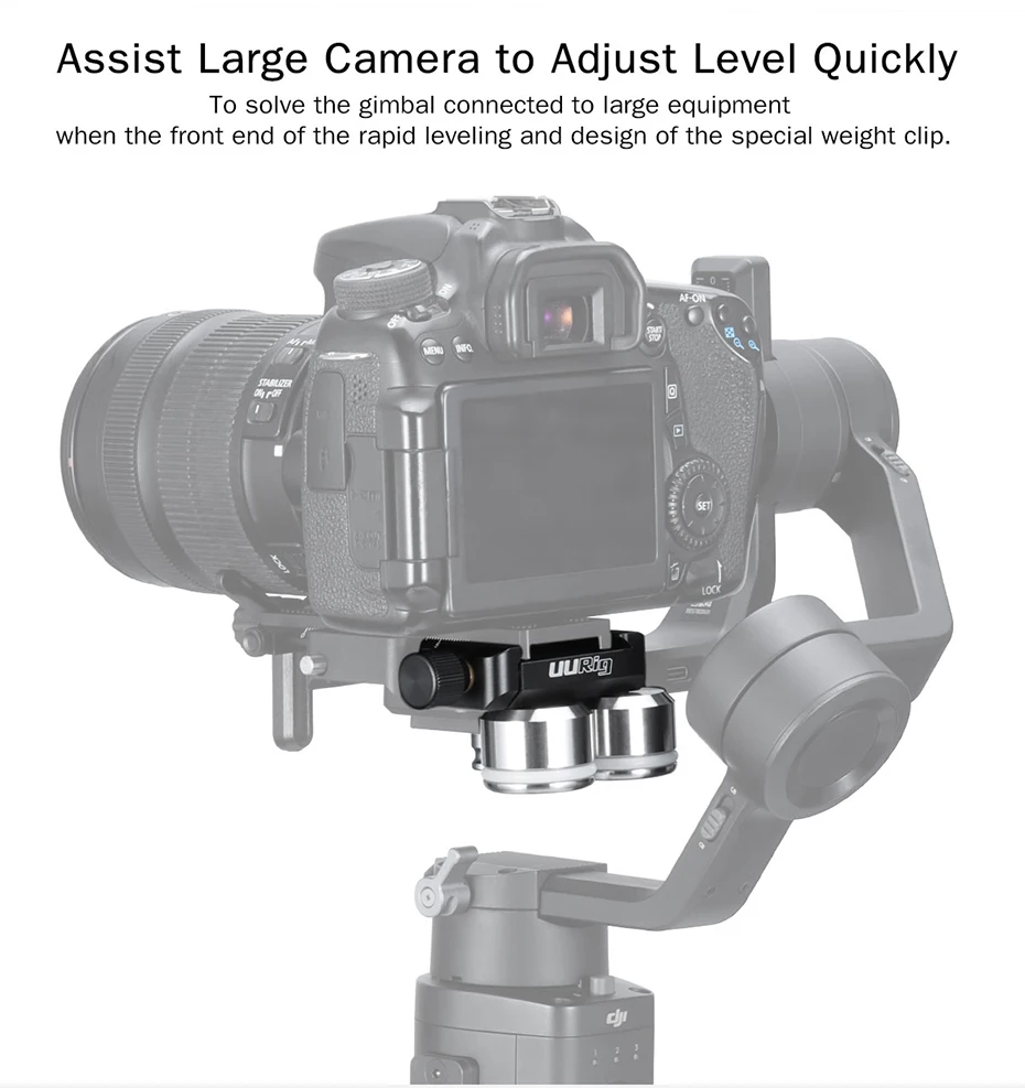 UURig 200 г DSLR Gimbal счетчик веса быстросъемная пластина счетчик веса для крана 2 М V2 Ronin S SC Moza AK2000 AK4000