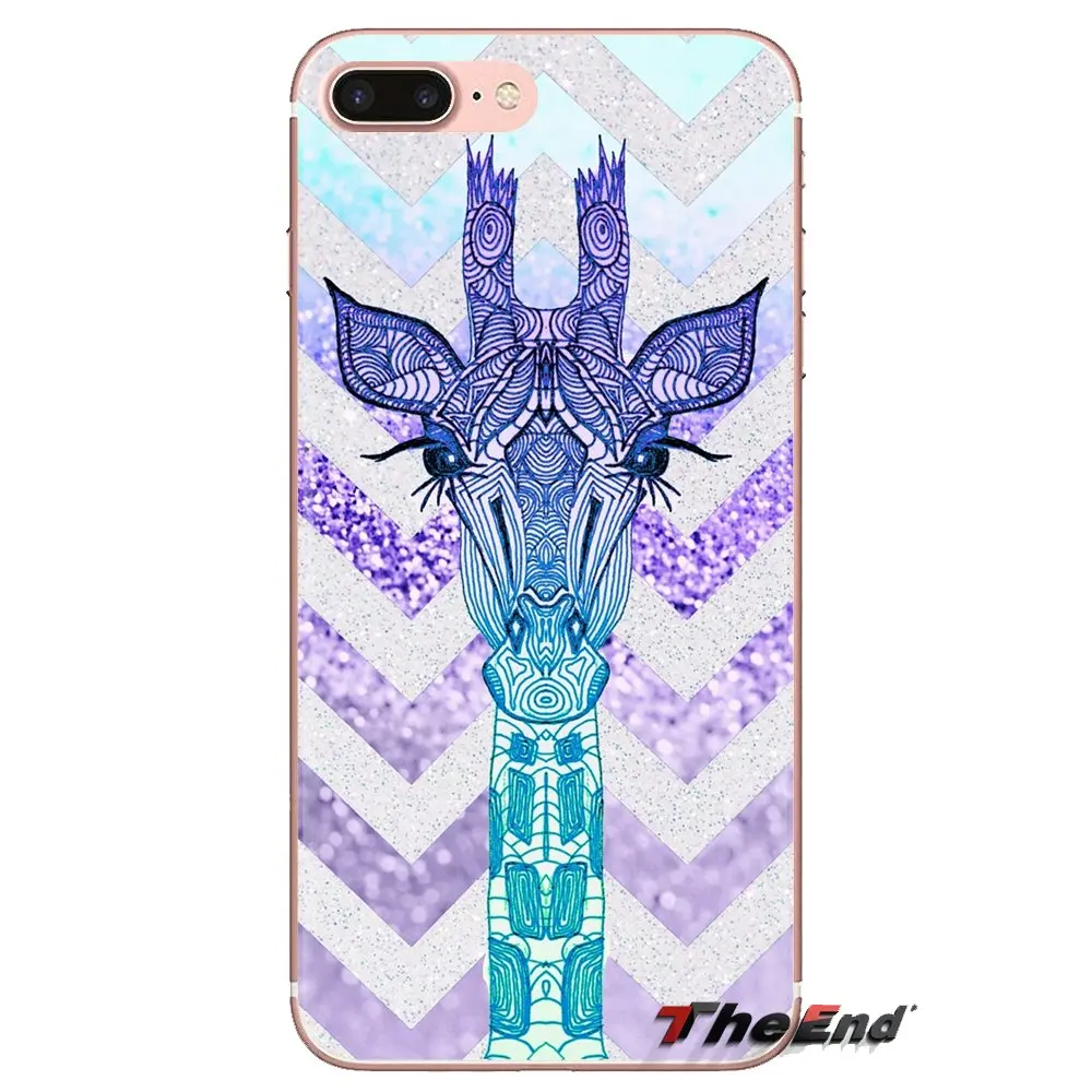For Xiaomi Redmi 4A S2 Note 3 3S 4 4X 5 Plus 6 7 6A Pro Pocophone F1 giraffes cute animal Transparent Soft Shell Covers |