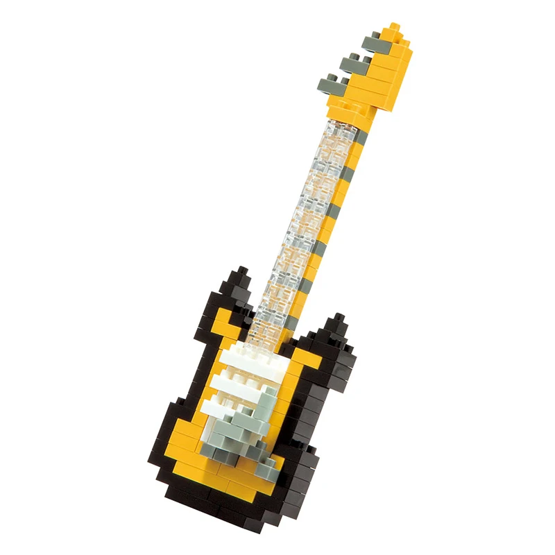 Новый Kawada Nanoblock электрогитара NBC 023 160 штук алмазные строительные блоки креативная