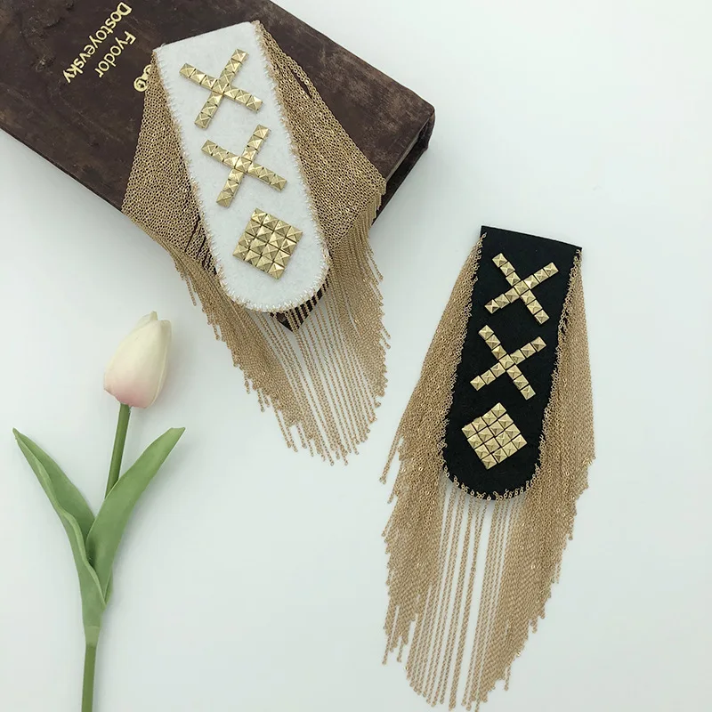 Сделай сам из сплава в виде металлического Ленточки штифт цепи зажимы стиле панк