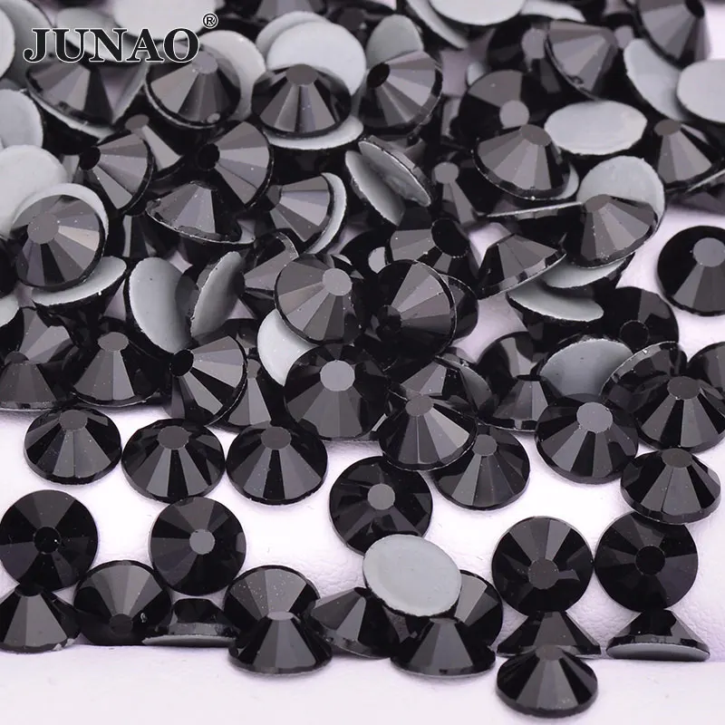 JUNAO SS 6 8 10 12 16 20 30 горячая Распродажа стразы из красного стекла с аппликацией на