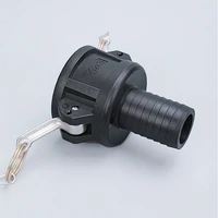 s606 ibc tank adapter pp material camlock fitting type c 64mm female camlock coupler x 1 1 5 2 hose shank