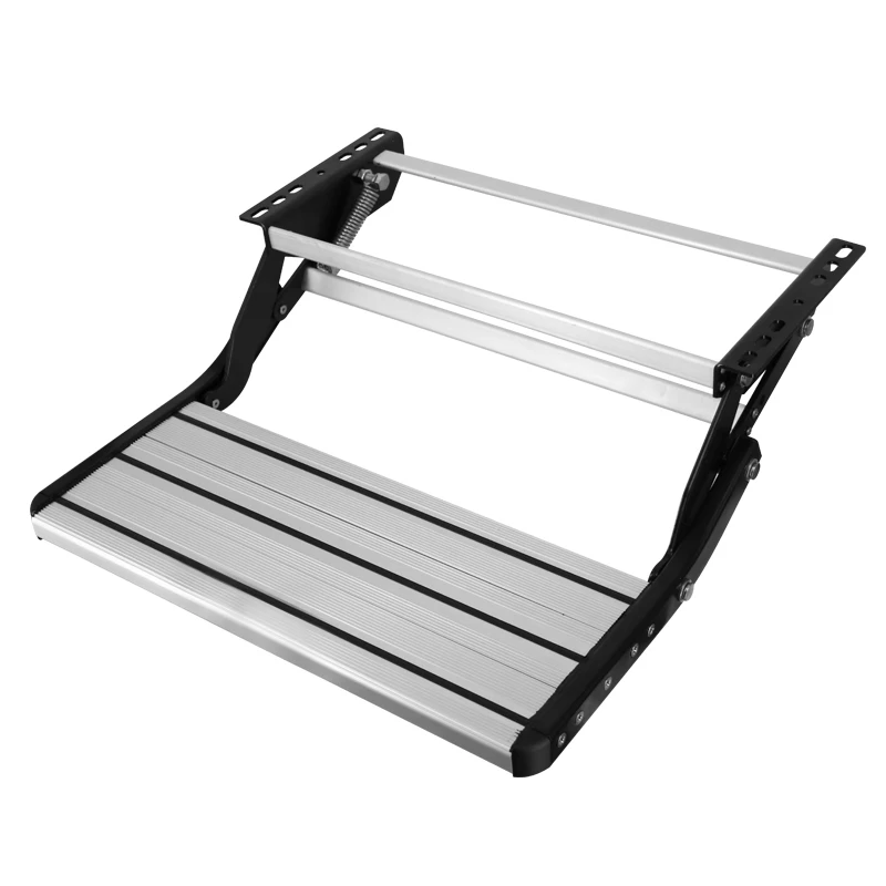 Алюминиевый сплав противоскользящие RV Караван дом на колесах Двухступенчатая