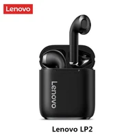 lenovo livepods lp2 tws wireless earphone bluetooth 5 0 dual stereo bass touch control lp1 updated version 300mah