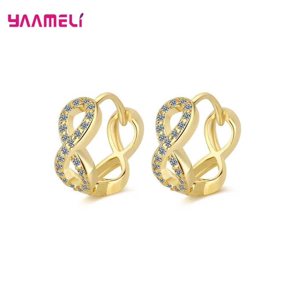 Женские круглые серьги-кольца из серебра 925 пробы с золотой буквой