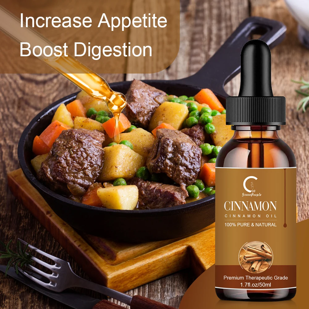 

Greenpeople Cinnamon Essential Oil Skin Tightening Anti-Aging Natural Aphrodisiac Relieve Anxiety&Joint Pain Sleeping Products