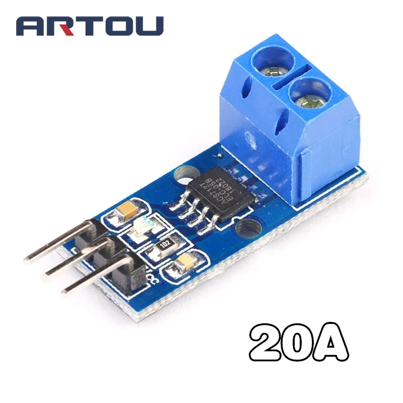 Модуль датчика тока зала ACS712 20A для Arduino 2 шт.|sensor module|acs712 modulehall current sensor module |