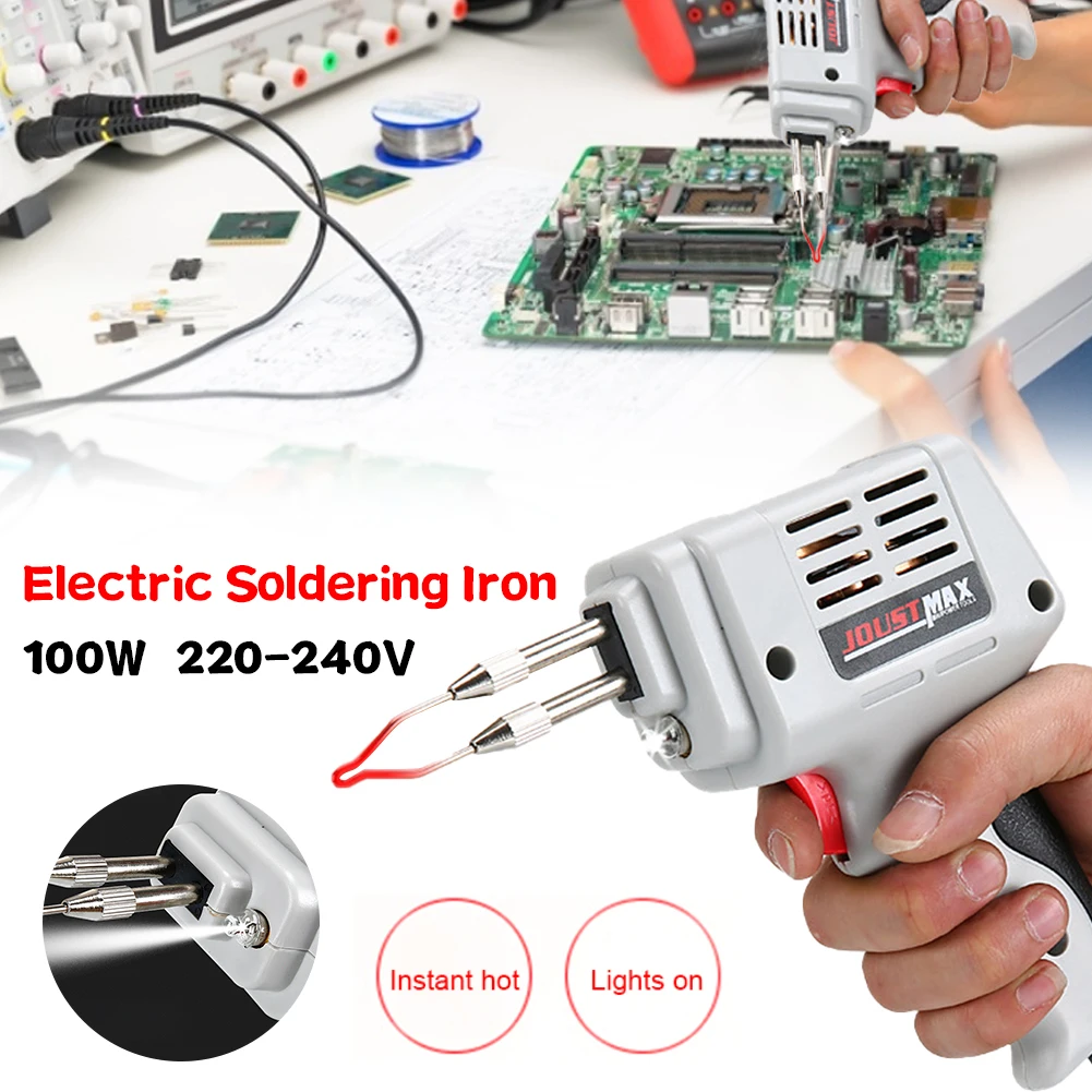 

100W Automatic Electric Soldering Iron Tin Gun Rework Station Solder Wire Welding Tool For Circuit Board Wire DIY Tools