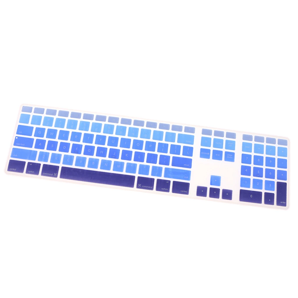 Gradient blue Ультратонкий чехол для клавиатуры Apple IMac G6 MB110LL/B MB110LL/A A1243 с защитой от царапин и пятен, удобный мягкий на ощупь - Цвет: Gradient blue