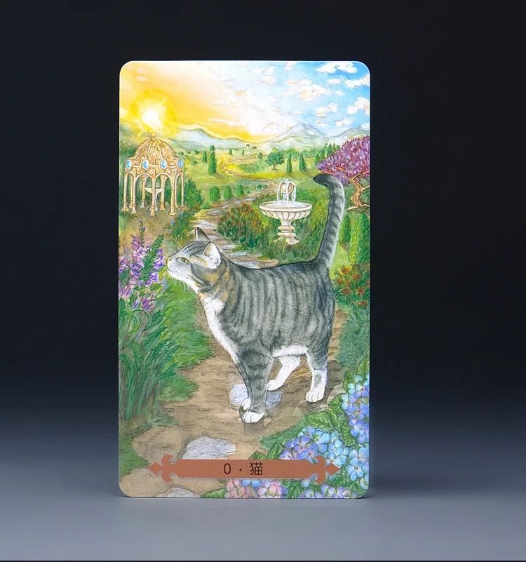 Mystial кошки Таро карты загадочные divination персональные игральные для женщин