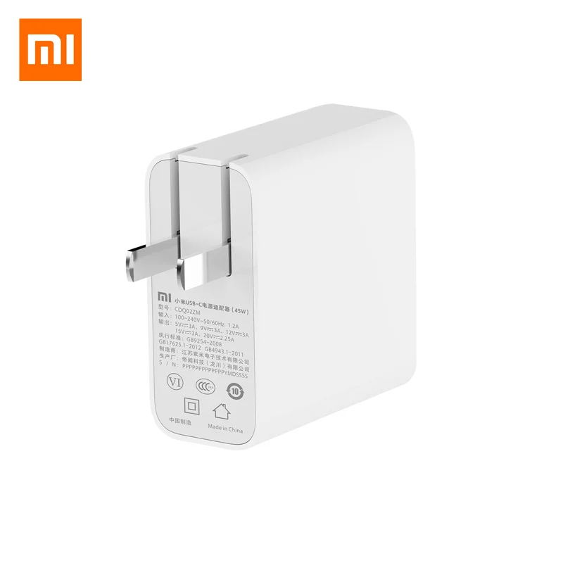 Оригинальное зарядное устройство MI Mijia USB C 45 Вт умный выход порт type PD 2 0 QC 3 быстрая