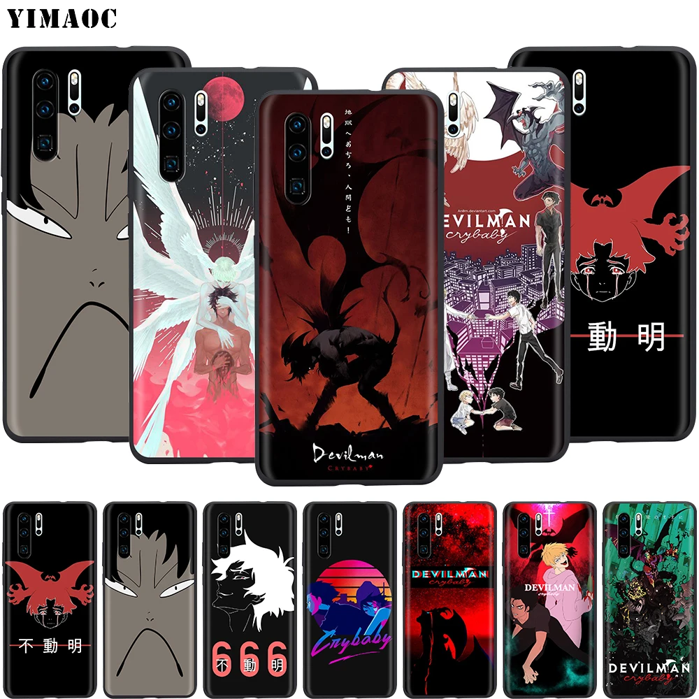 Силиконовый чехол YIMAOC Devilman Crybaby для Huawei Mate 10 P8 P9 P10 P20 Lite Pro P Y7 Y9 Smart Mini 2017 2018|Бамперы| |