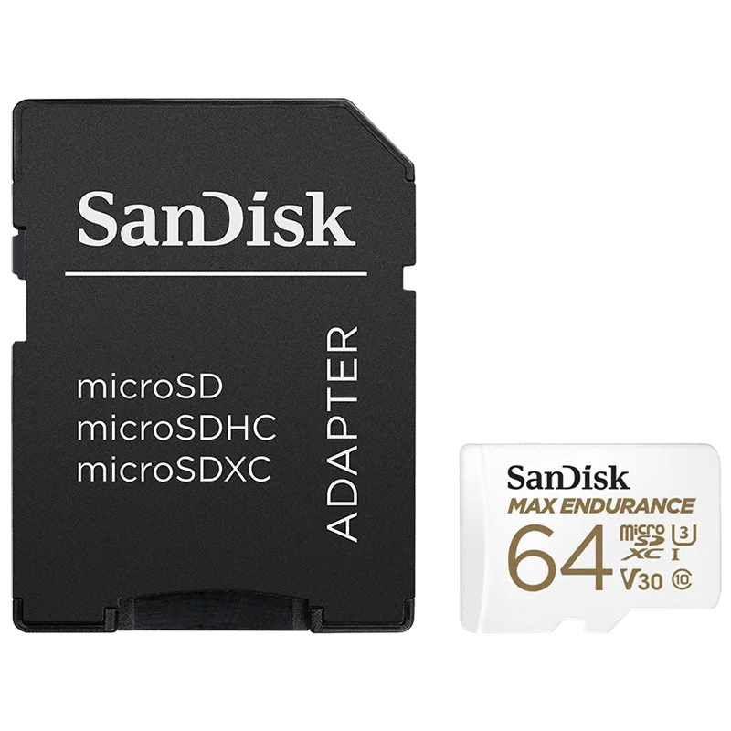 SanDisk MAX ENDURANCE micro SD Card 32GB 64GB 128gb MicroSD Memory Card Class 10 U3 V30 Micro SDHC/SDXC Flash Card 4K HD