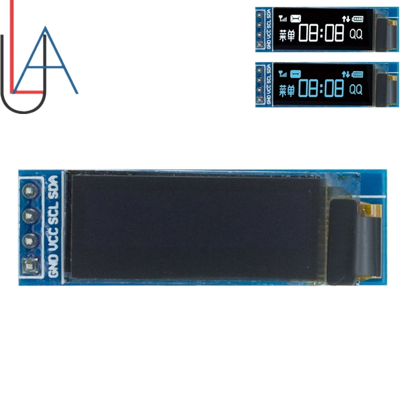 Светодиодный модуль O 0 91 дюйма белый/синий x 32 ЖК светодиодный дисплей IIC Communicate