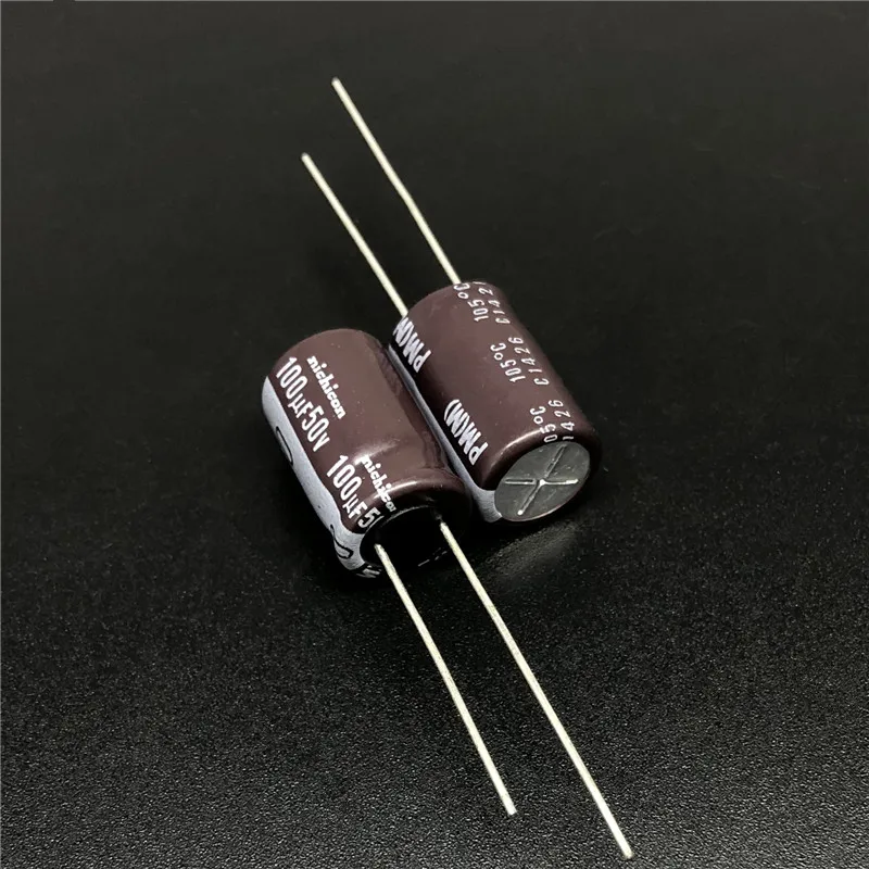 

10pcs/100pcs 100uF 50V NICHICON PM Series 10x16mm 50V100uF Super Low Impedance Long Life Aluminum Electrolytic capacitor