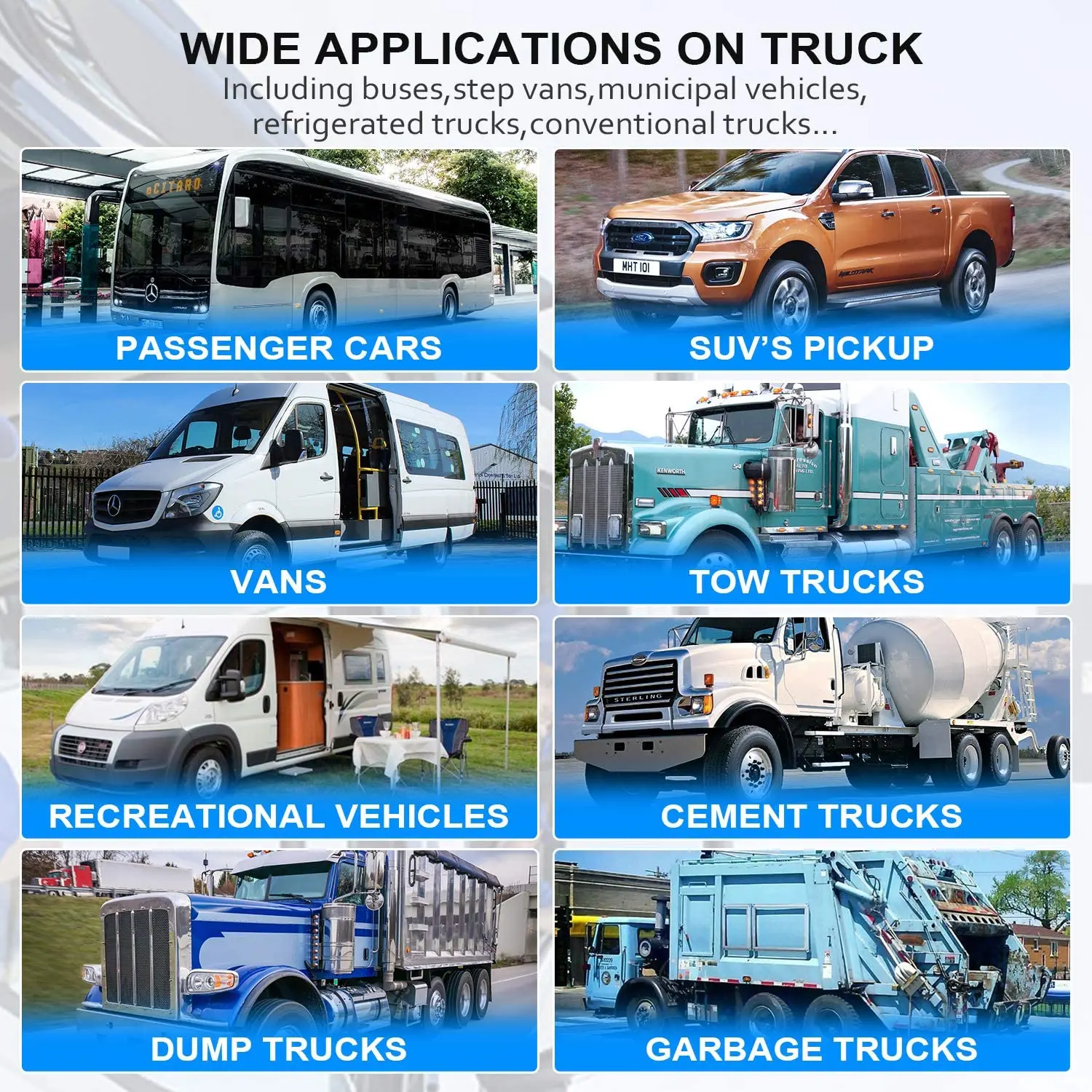 Инструмент Диагностический FCAR для тяжелых грузовиков сканер OBD2 регенерация F506 PRO