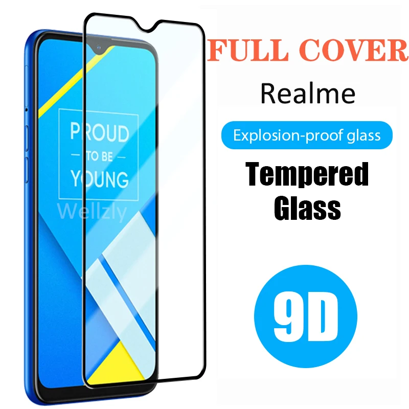 

9D Full Coverage Protective Glass on Realme 7I 7 Pro 6s 6i 6 Pro Screen Protector Tempered Glass for Realme 5s 5i 5 3 2 Pro 3i
