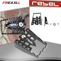 motorcycle accessories anti skid pedal brake pedal for honda rebel500 rebel300 cmx500 cmx300 rebel 500 300 cmx 500 300 2017 2021