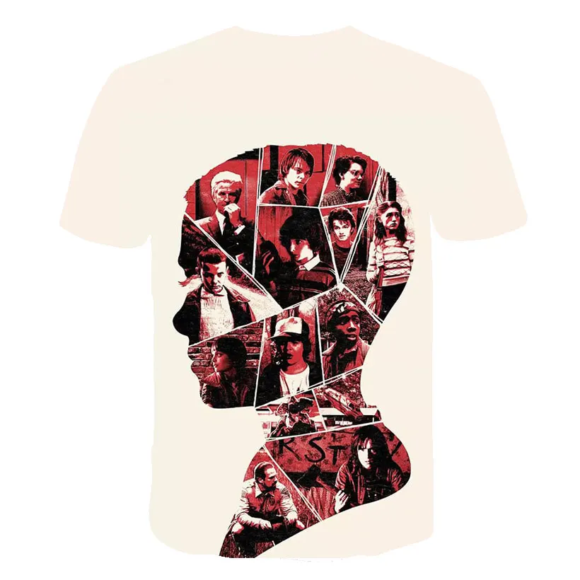 

2021 Summer American Movie 3D Digital Printing Men's Plus Size T-Shirt Hip-Hop Casual Fashion Boy t-shirt Round Neck Tops