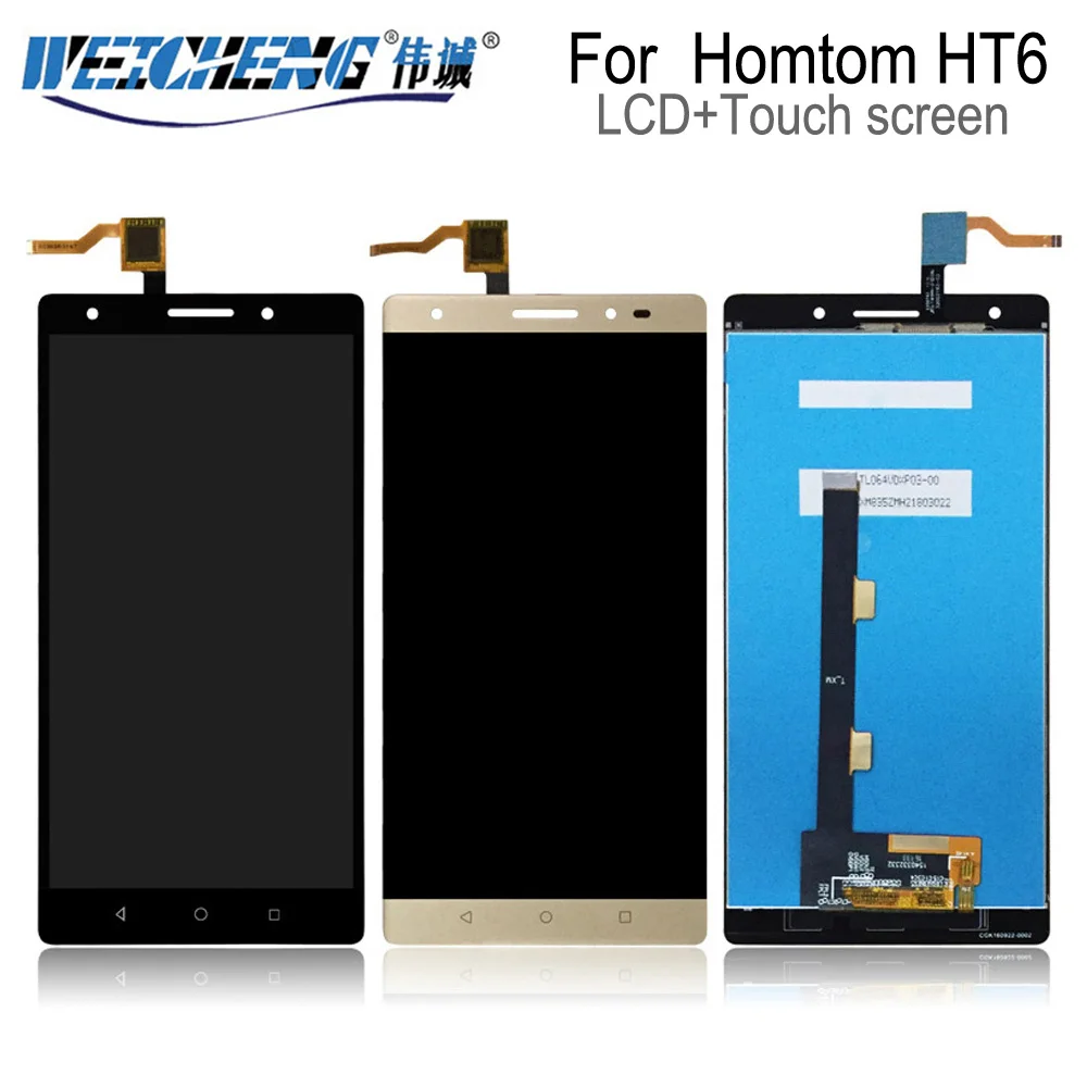 Для HOMTOM HT6 ЖК-дисплей+ сенсорный экран Assenmbly Аксессуары для мобильных телефонов для ht6 телефон ЖК+ Бесплатные инструменты