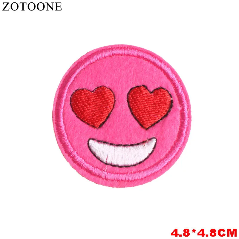 ZOTOONE мультфильм Радуга Любовь Сердце шитье на двусторонние нашивки для одежды