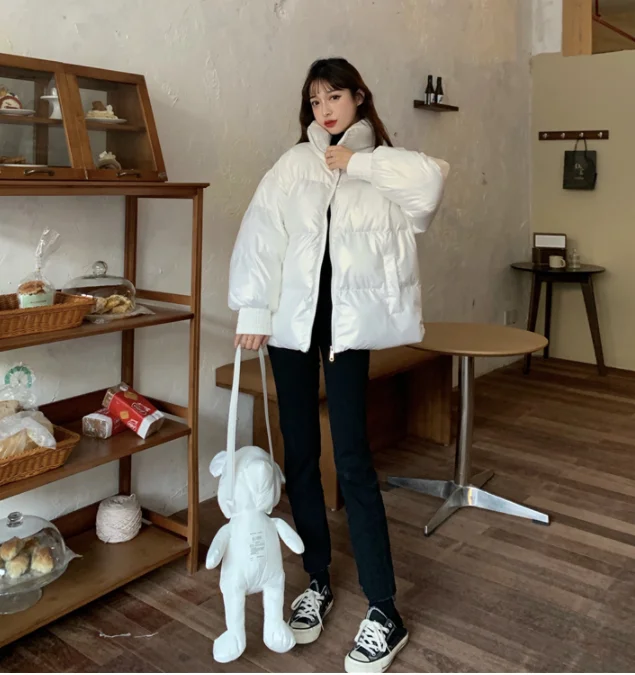 

2021 New Womens Parkas Winter Jacket Women Plus Size Outwear Long Parka Mujer Cotton Padded Overcoat Casual Oversize Coat Female
