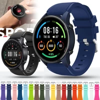 for xiaomi mi watch color strap silicone wristband bracelet 22mm watchband for xiaomi smart mi watch color sports edition correa