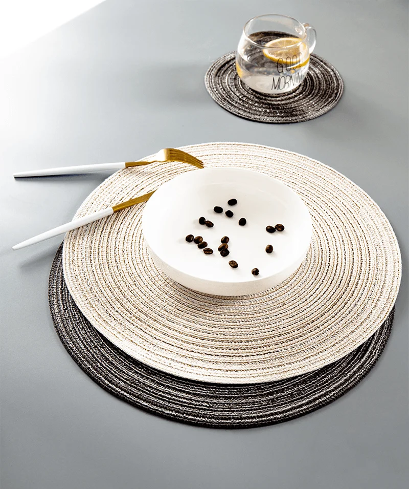 Коврик для кухонного стола коврик сушки посуды тканый тепловой домашний